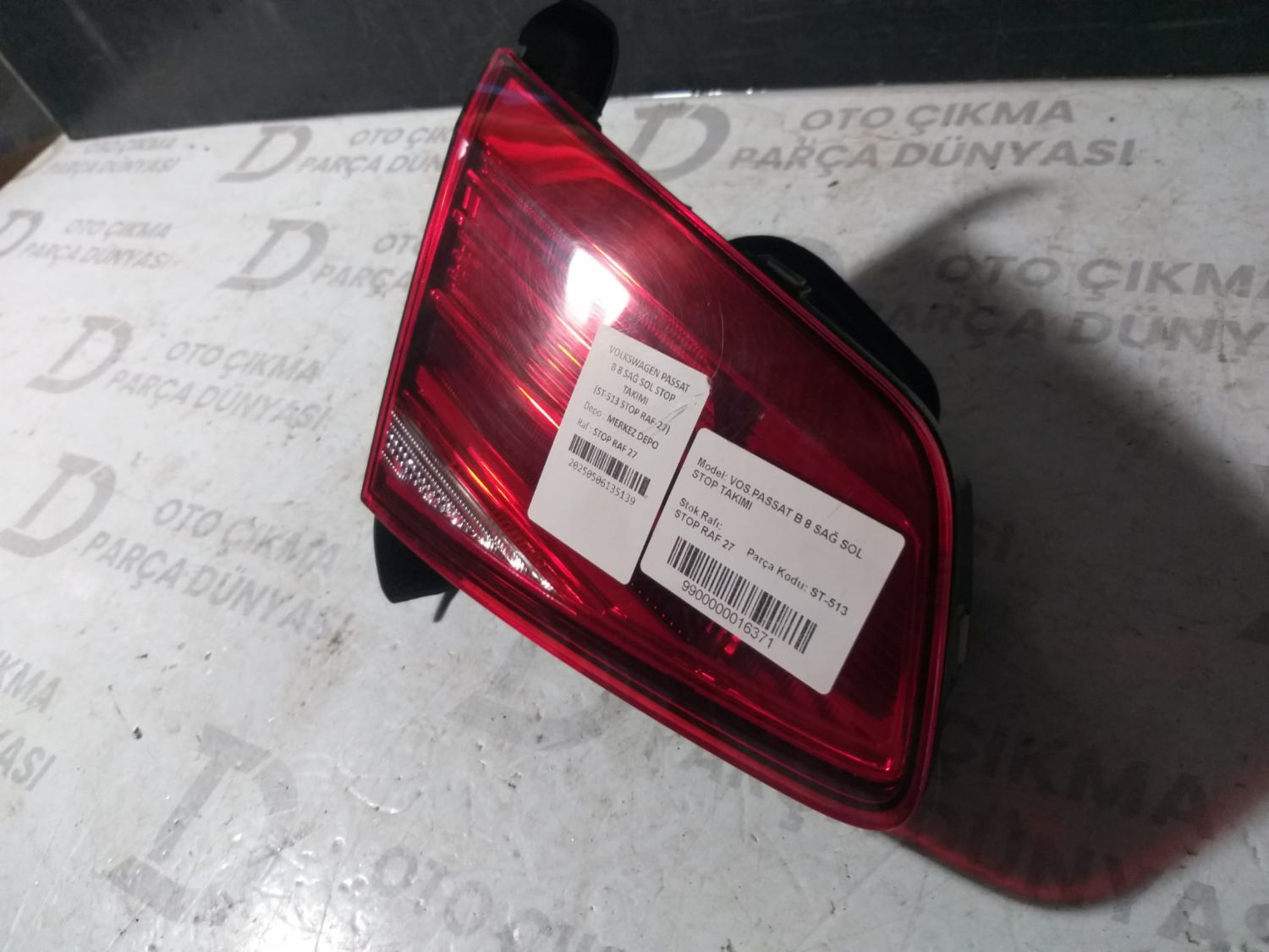 VOLKSWAGEN PASSAT B8 SOL �� STOP 