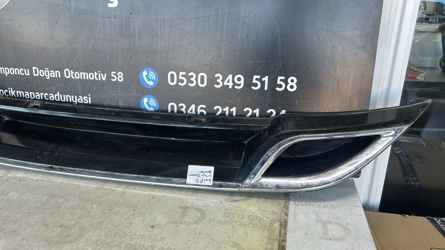 VOLKSWAGEN GOLF 7 ARKA TAMPON SPO�LER