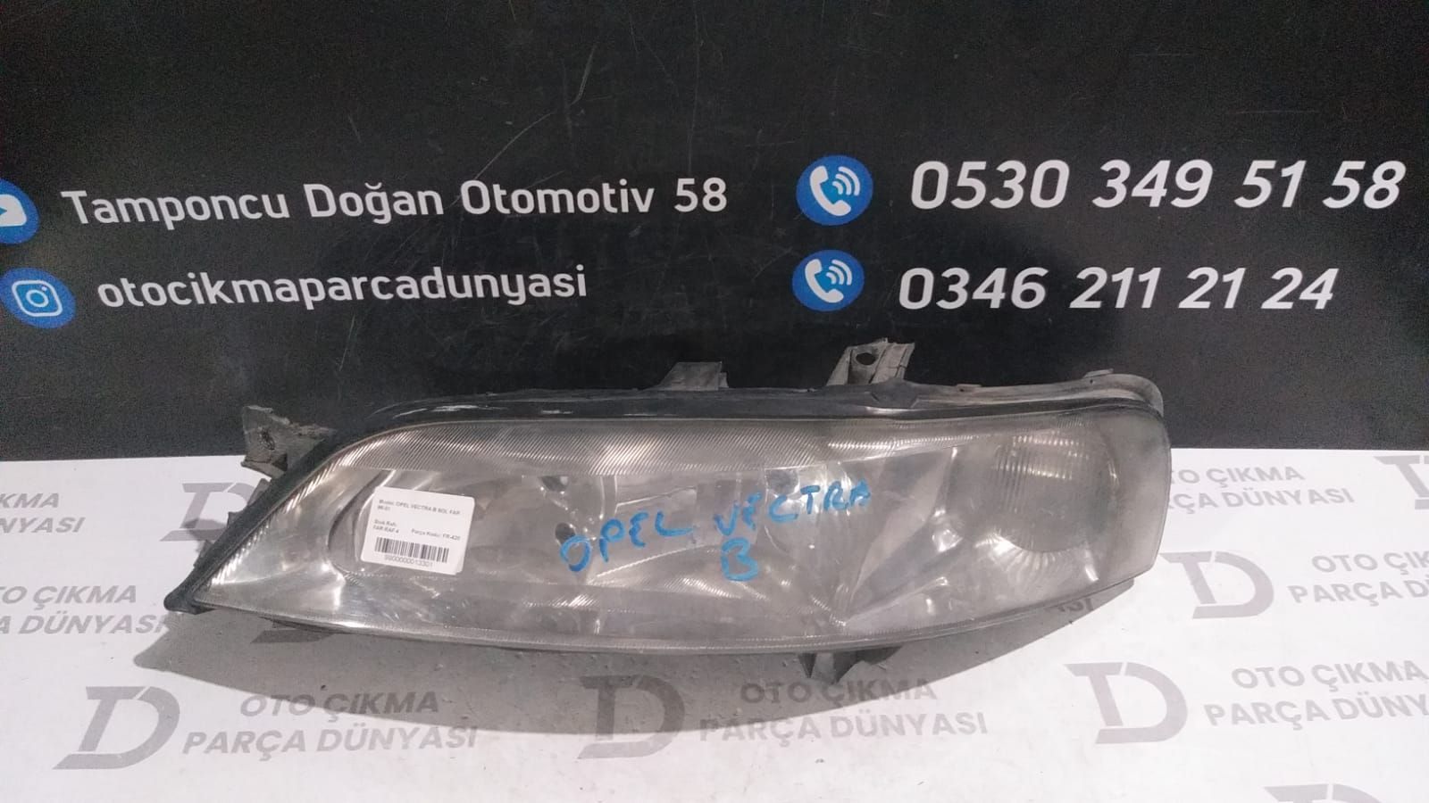OPEL VECTRA B SOL FAR 98-01