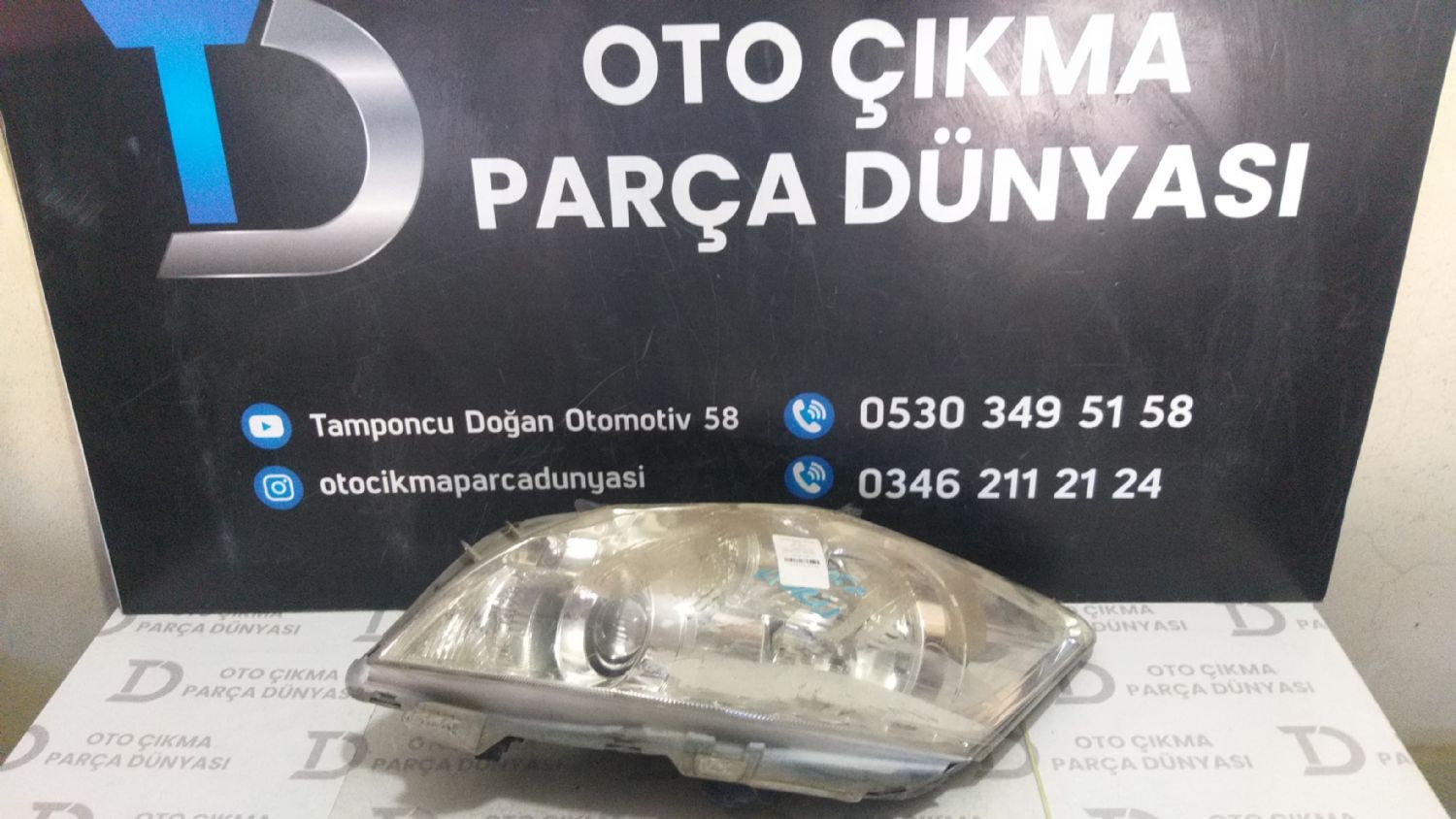 TOYOTA AURİS SOL FAR 06-10