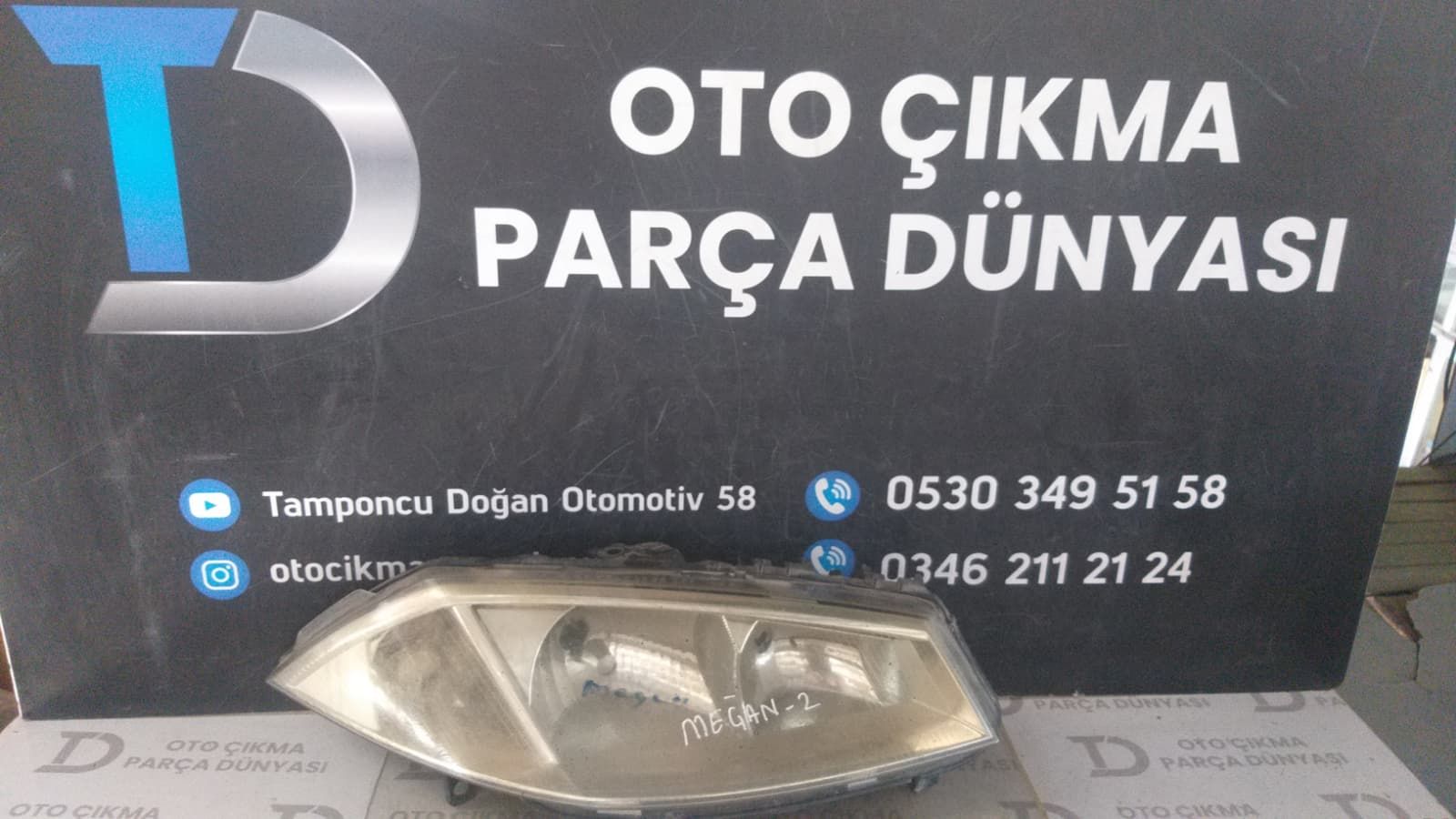 RENAULT MEGANE 2 SAĞ FAR 05-09