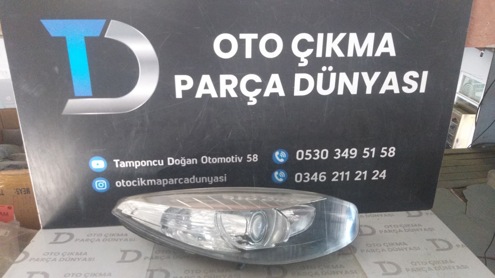 RENAULT FLUENCE SAĞ FAR MERCEKLİ 15-17