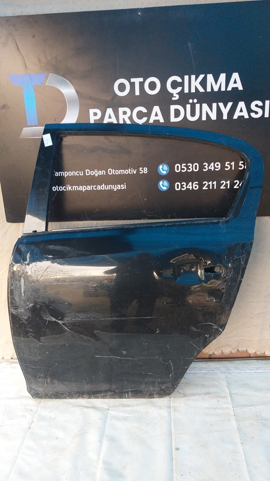 OPEL CORSA D SOL ARKA KAPI 13-16