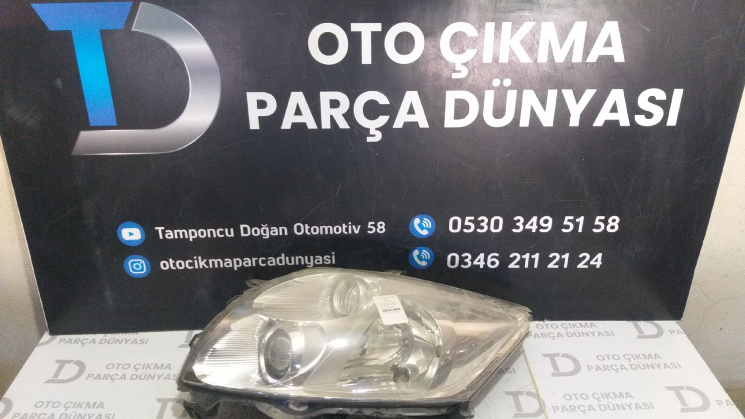 TOYOTA AURİS SOL FAR 06-10