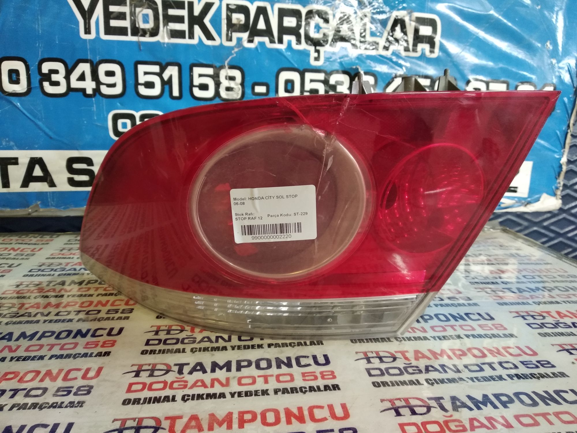 HONDA CTY ORJNAL IKMA SOL STOP 06-08