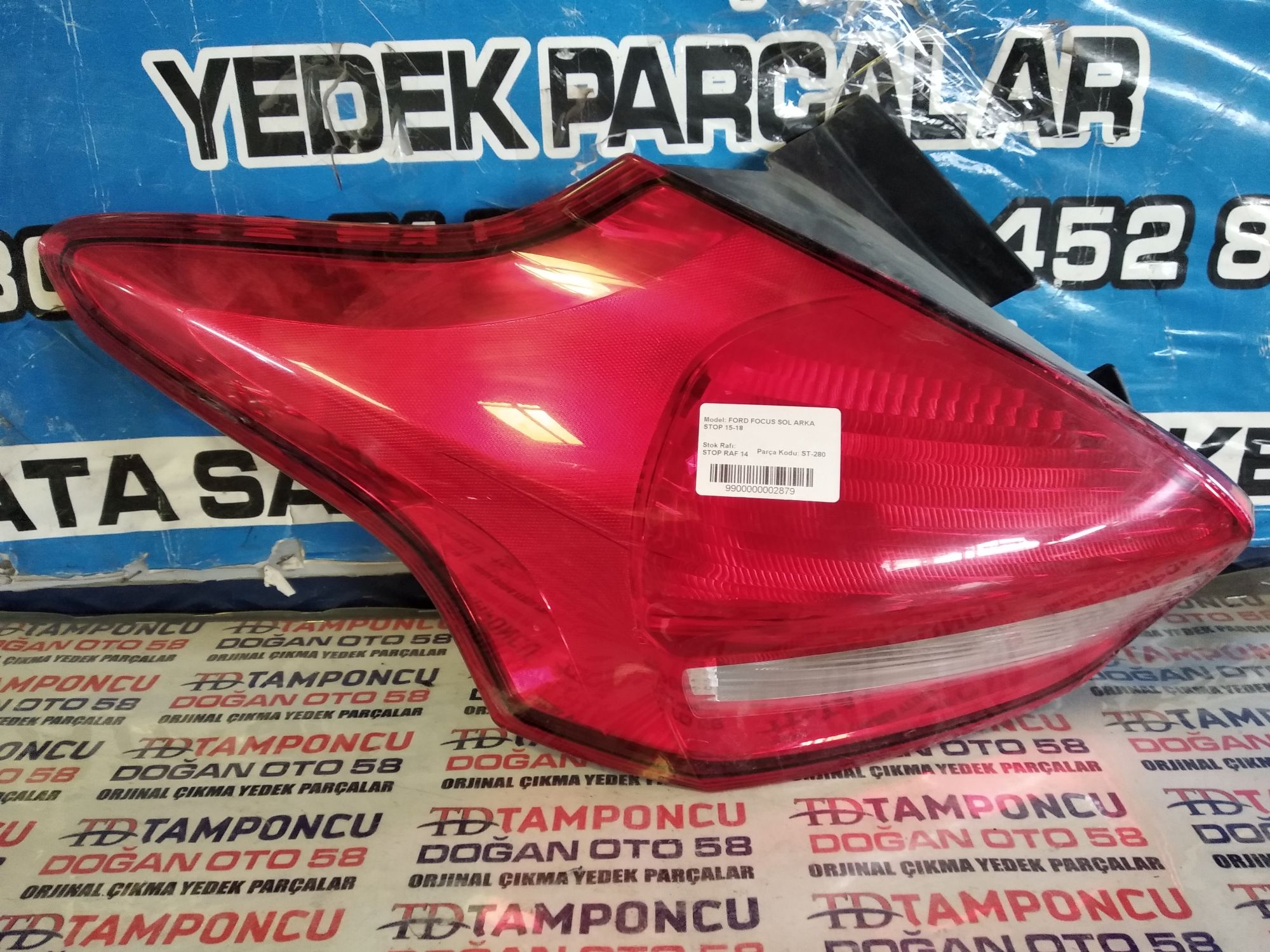 FORD FOCUS ORJNAL IKMA SOL ARKA STOP 15-18