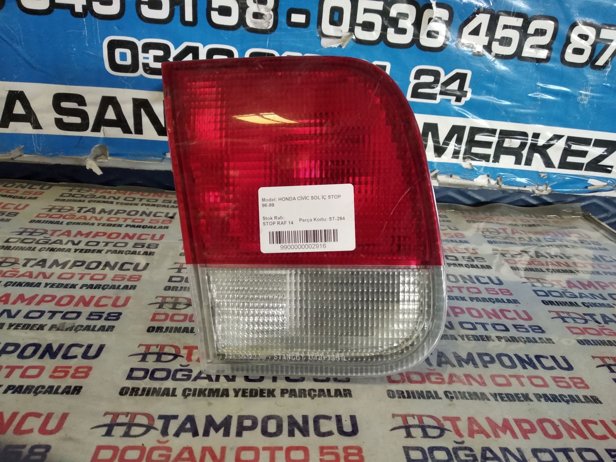 HONDA CVC ORJNAL IKMA SOL  STOP 96-99