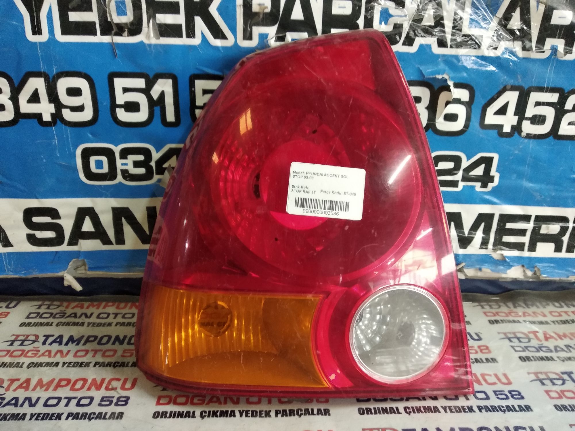 HYUNDA ACCENT ORJNAL IKMA SOL STOP 03-06