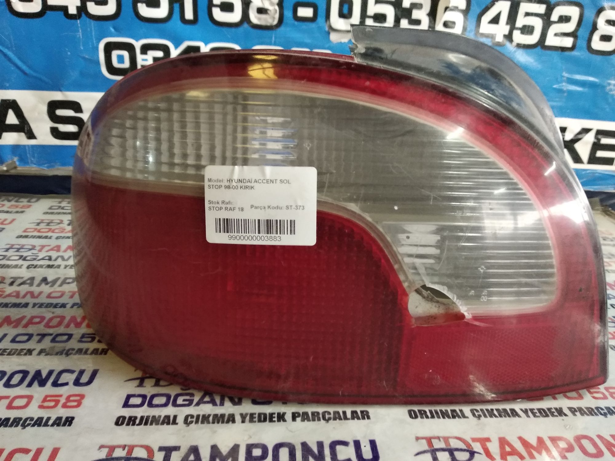 HYUNDA ACCENT SOL STOP ORJNAL IKMA 98-00