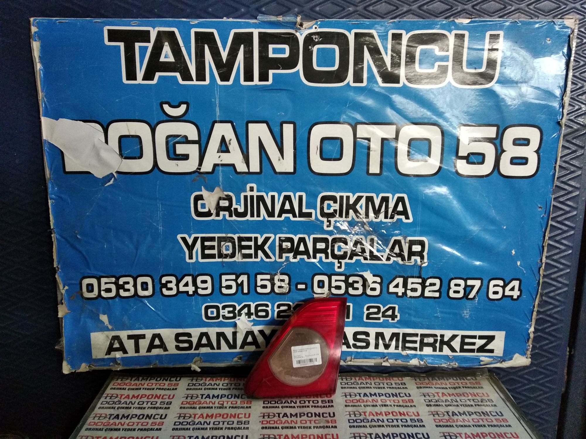 TOYOTA COROLLA ORJNAL IKMA SA  STOP 07-09