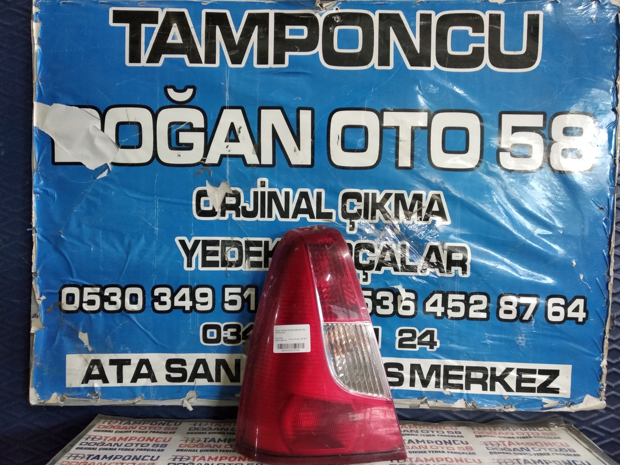 DACA LOGAN SEDAN ORJNAL IKMA SOL STOP 06-06