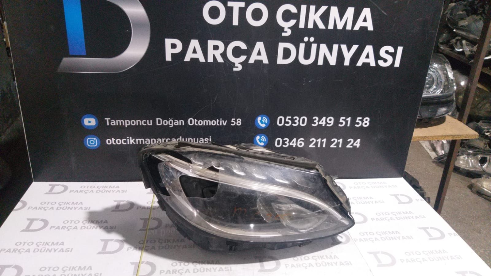 MERCEDES C SERS SA FAR W 205 CAM KIRIK