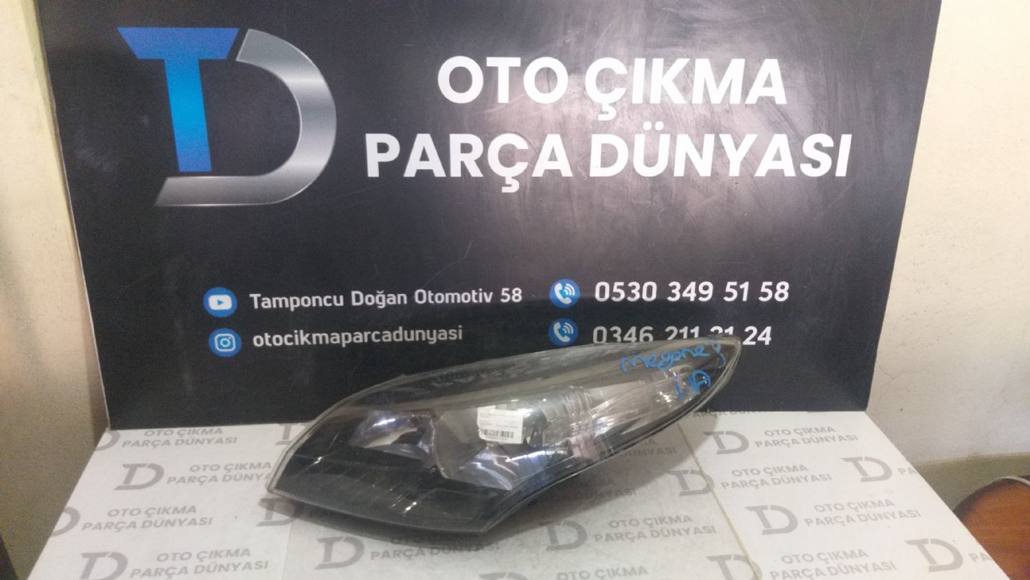 RENAULT MEGANE 3 SOL FAR ORJNAL IKMA 08-12