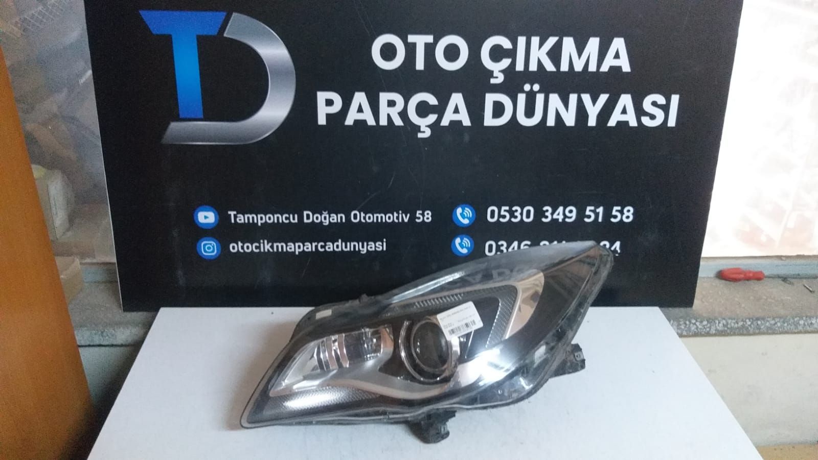 (SATILDI) OPEL NSGNA SOL FAR ORJNAL IKMA 13-17