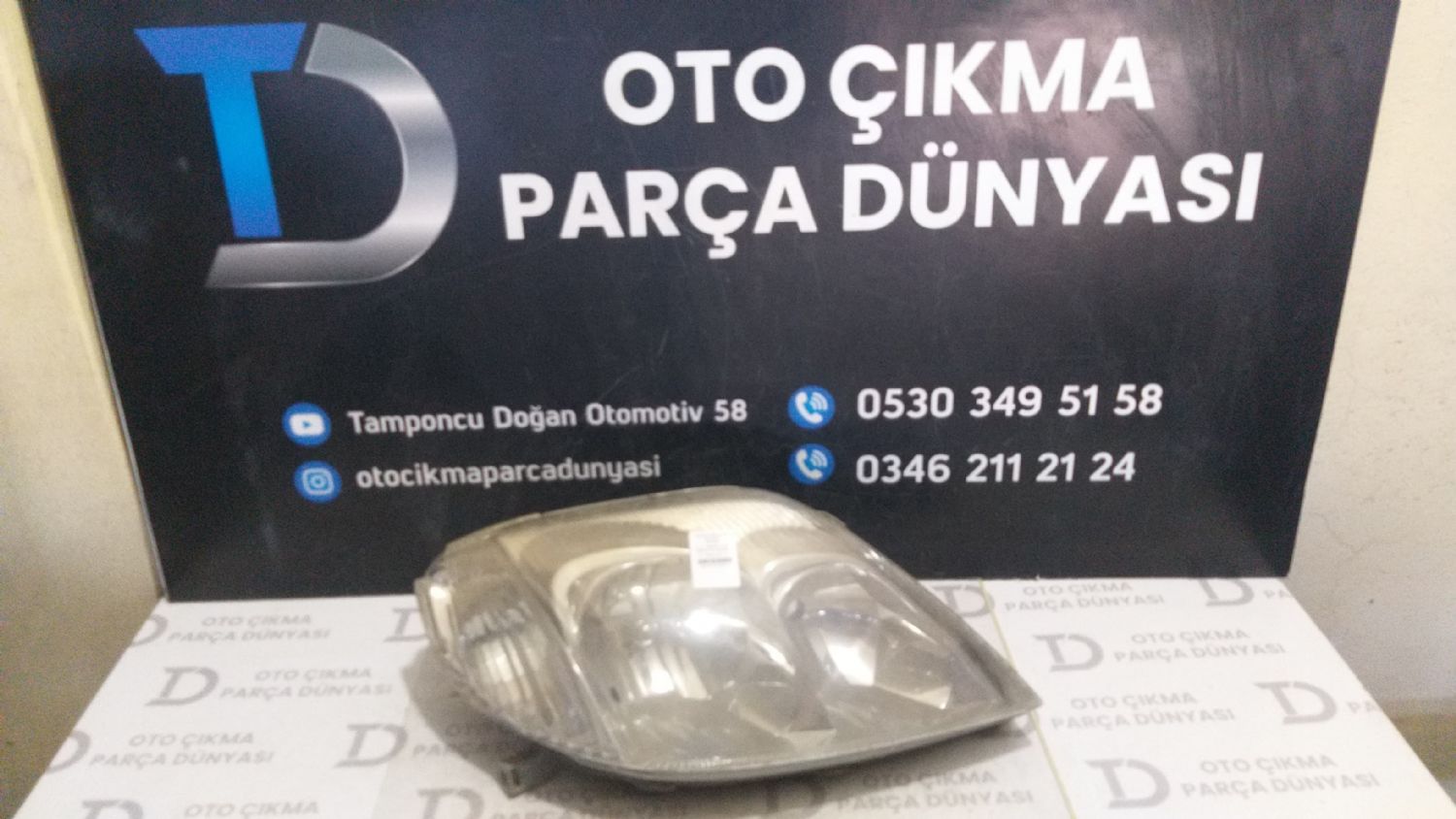 TOYOTA COROLLA SAĞ FAR 02-07