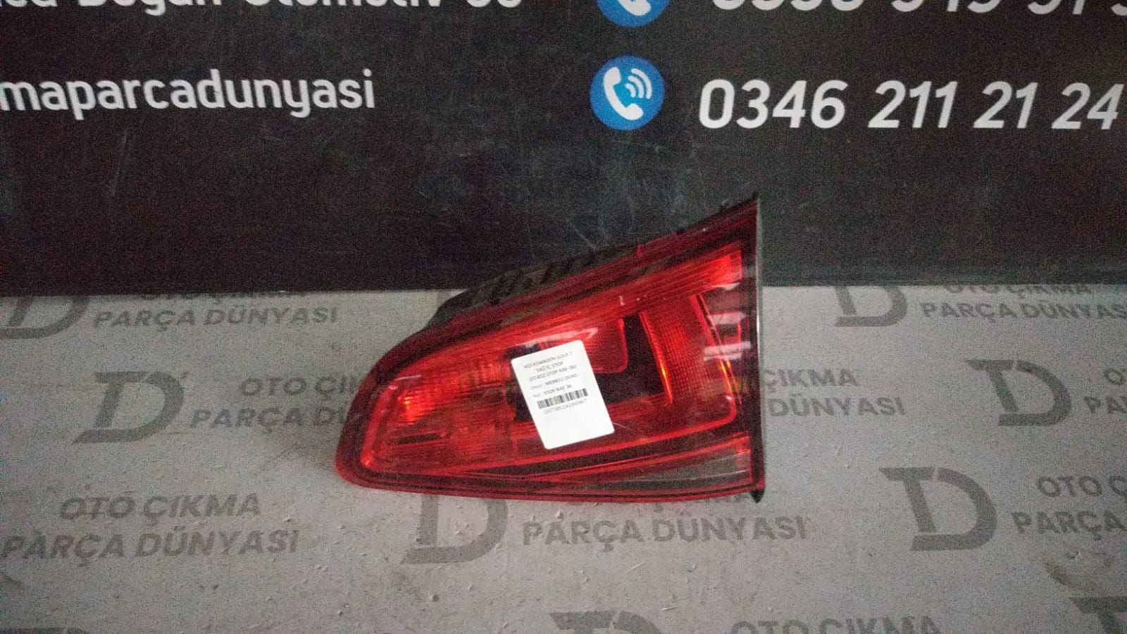 VOLKSWAGEN GOLF 7 SA  STOP