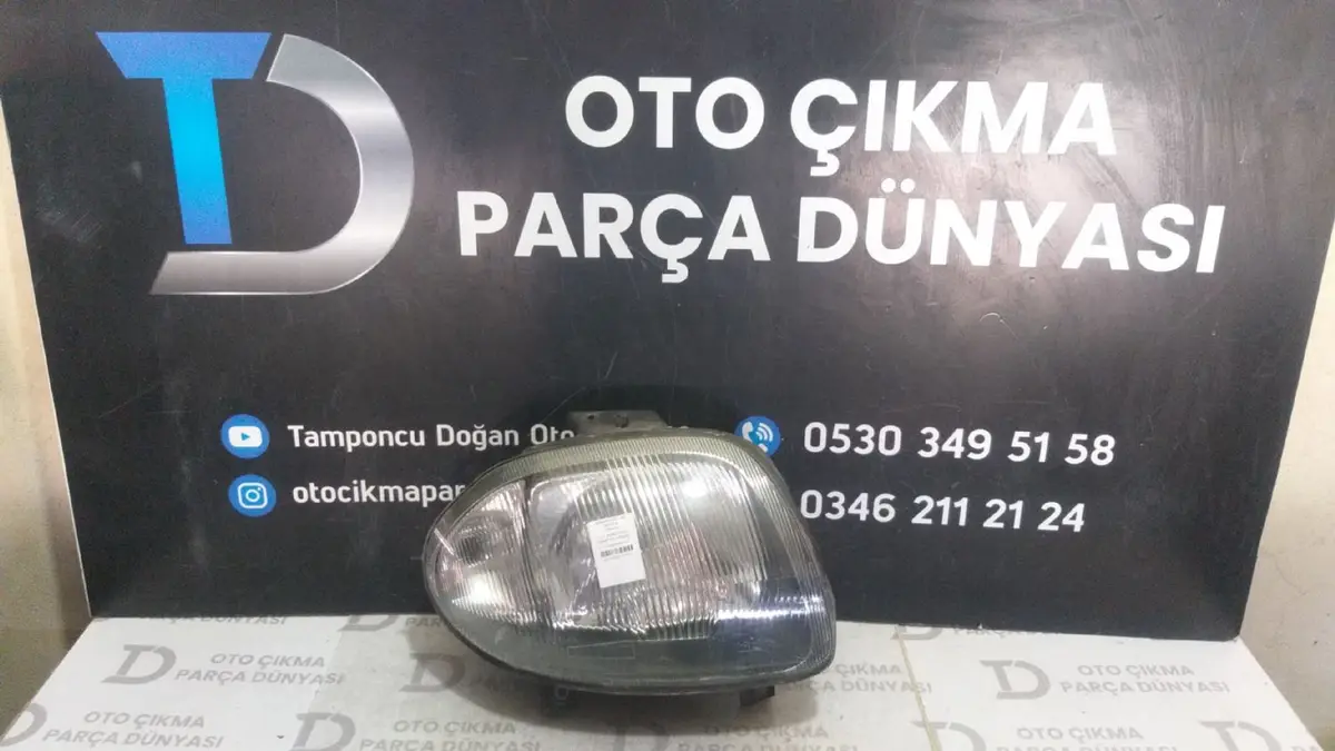 Renault Clio 1 Sağ Far 01-05