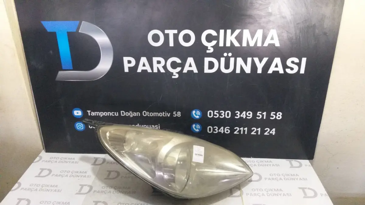 Hyundai I 20 Sağ Far 09-12
