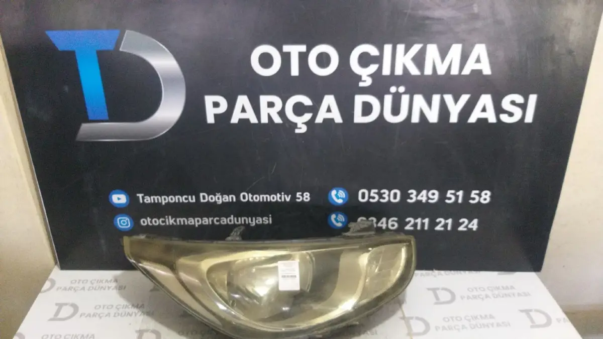 Hyundai Accent Blue Sağ Far 10-15