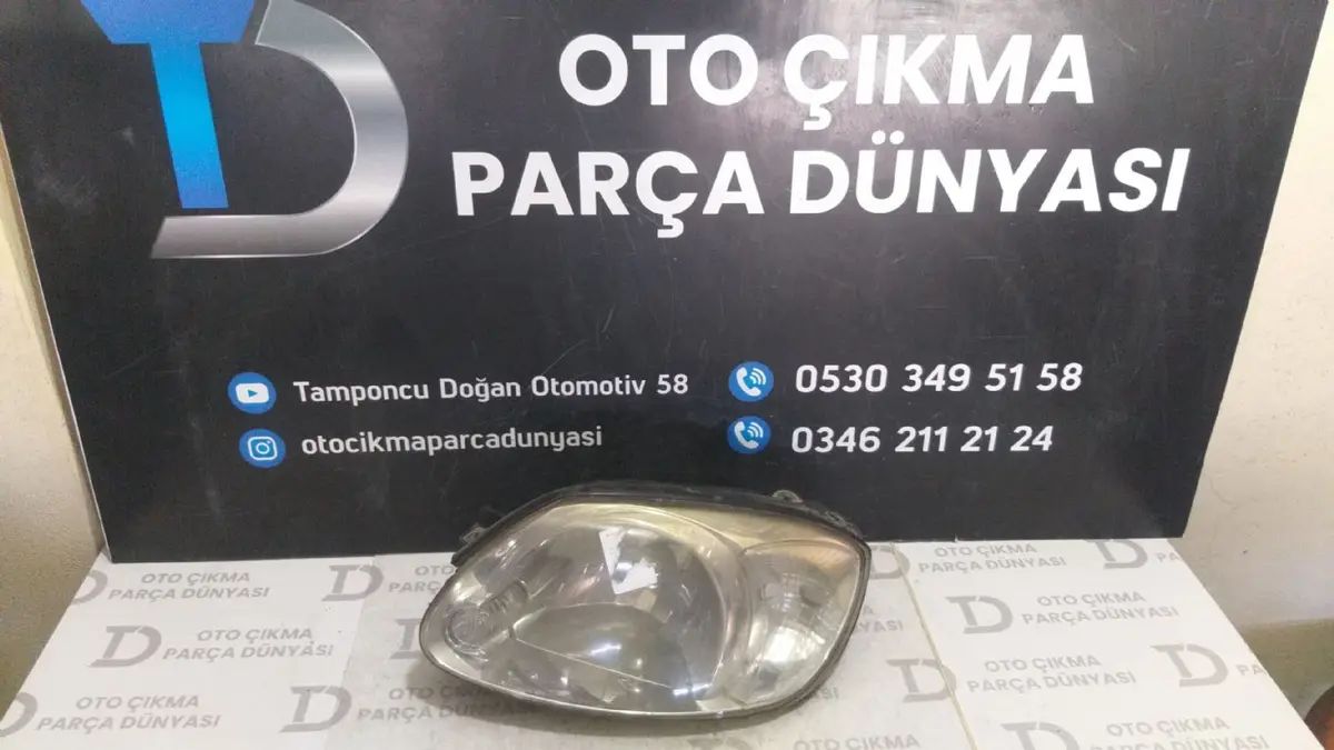 Hyundai Accent Sağ Far 03-05