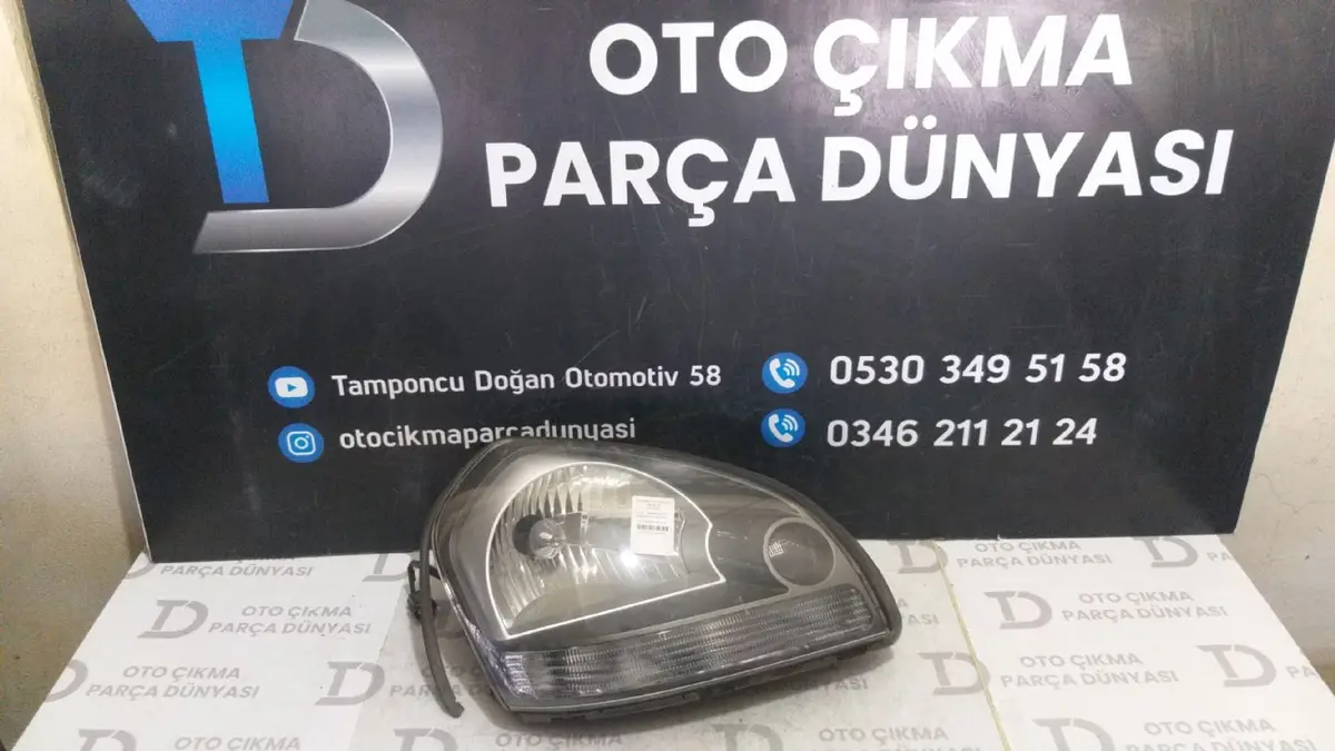 Hyundai Tucson Sağ Far 04-10