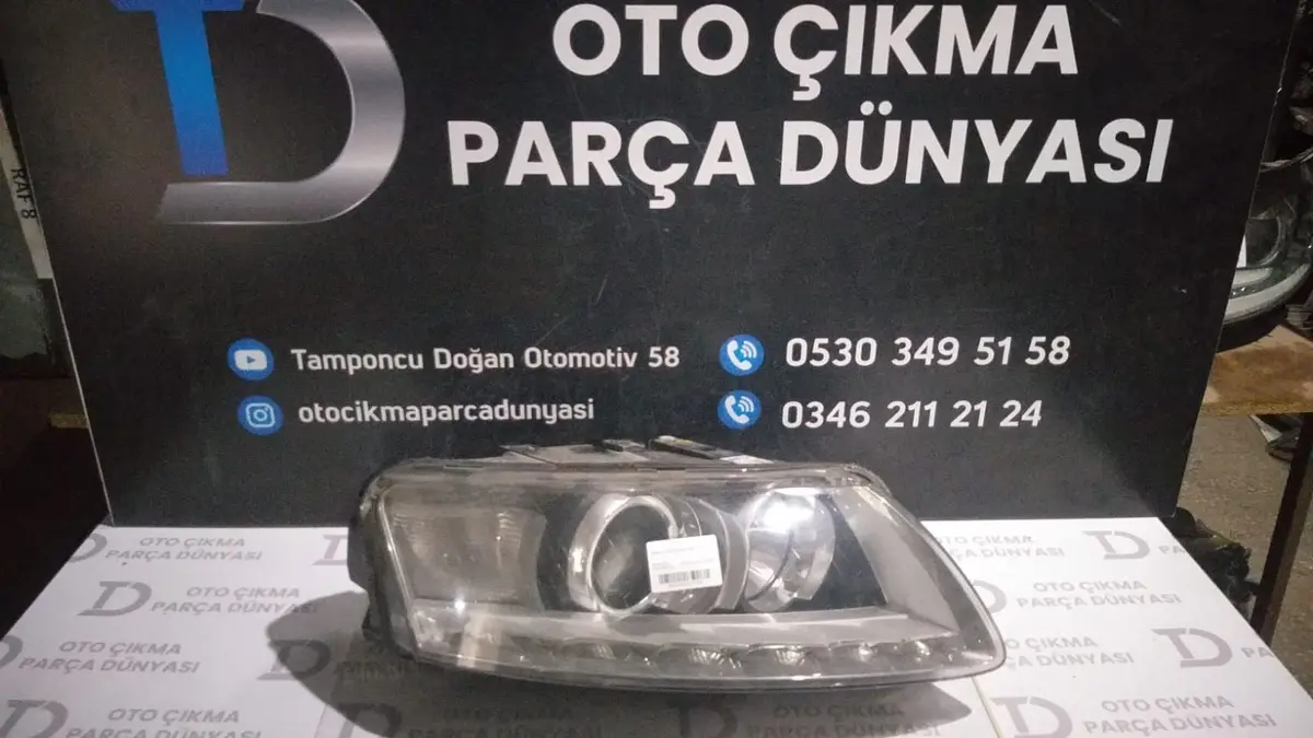 Audi A6 Sağ Far 10-12