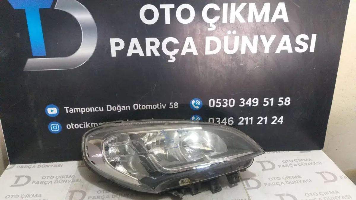 Fiat Doblo 4 Sağ Far 15-23