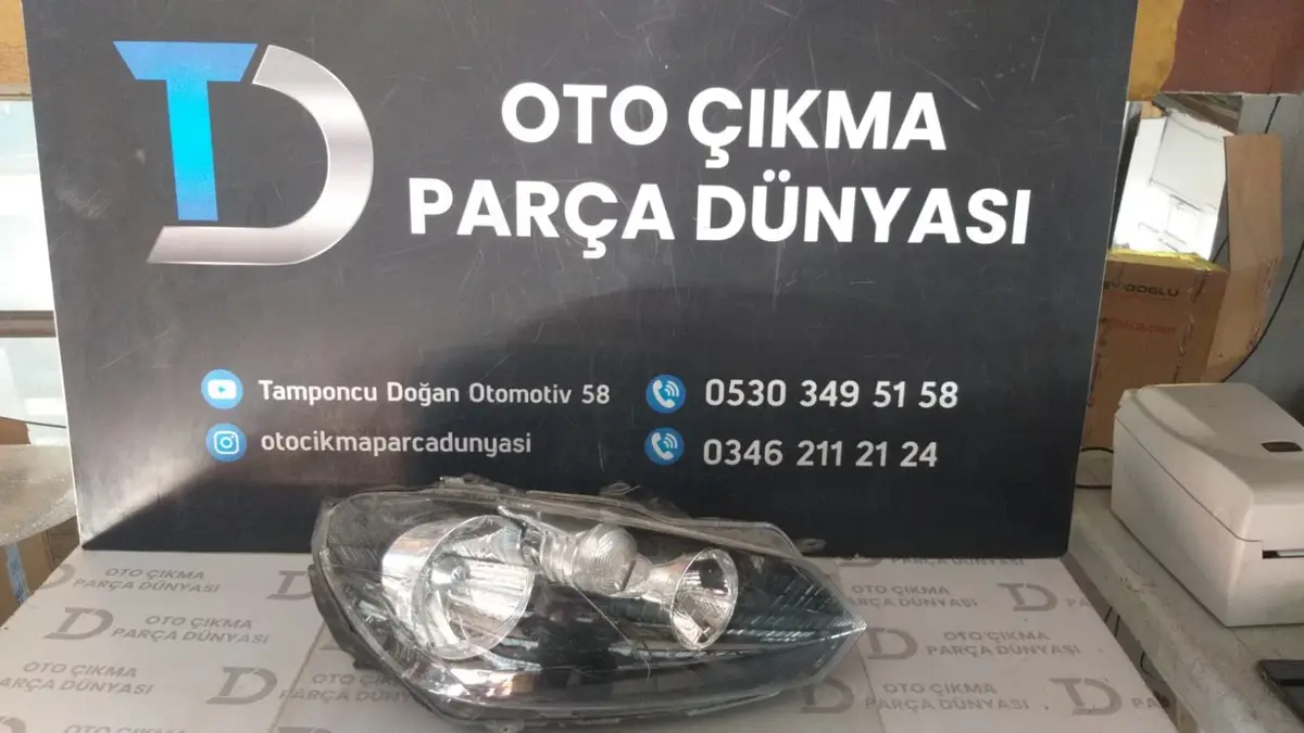 Volkswagen Golf 6 Sağ Far 12-14