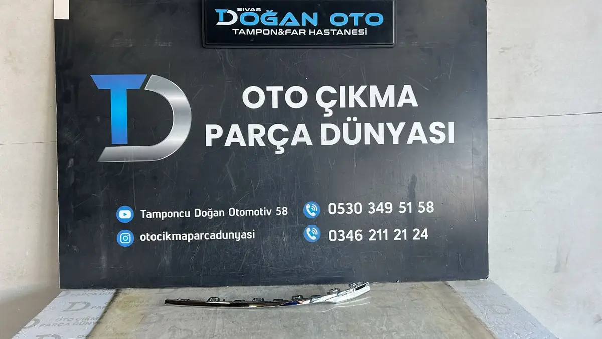Volkswagen Passat B8 Sağ Ön Tampon Kromlu Nikelaj 2015-2019 Yeni Sıfır