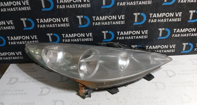 Peugeot 207 Sağ Far Camı (06-15)