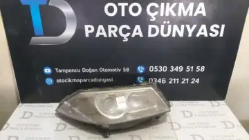 Renault Megane 2 Sağ Far 02-09