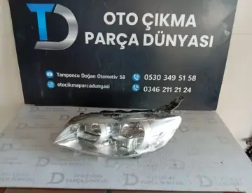 Peugeot 3O1 Orjinal Çıkma Sol Far (13-17)